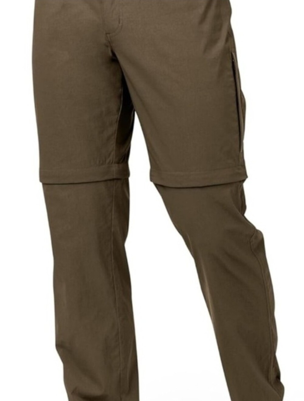 Free Country Brown Hiking 2 In 1 Pants Shorts XL Pockets Utility Outdoor Travel